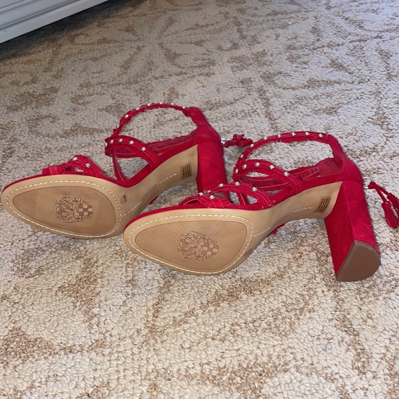 Vince Camuto Red Stud Heels - Picture 3 of 3